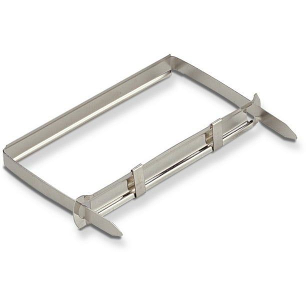 99854 2 inch Capacity 2.75 inch Base Officemate Prong Paper Fastener 500 Fasteners Total Bases Only 100//Box Pack of 5 Boxes